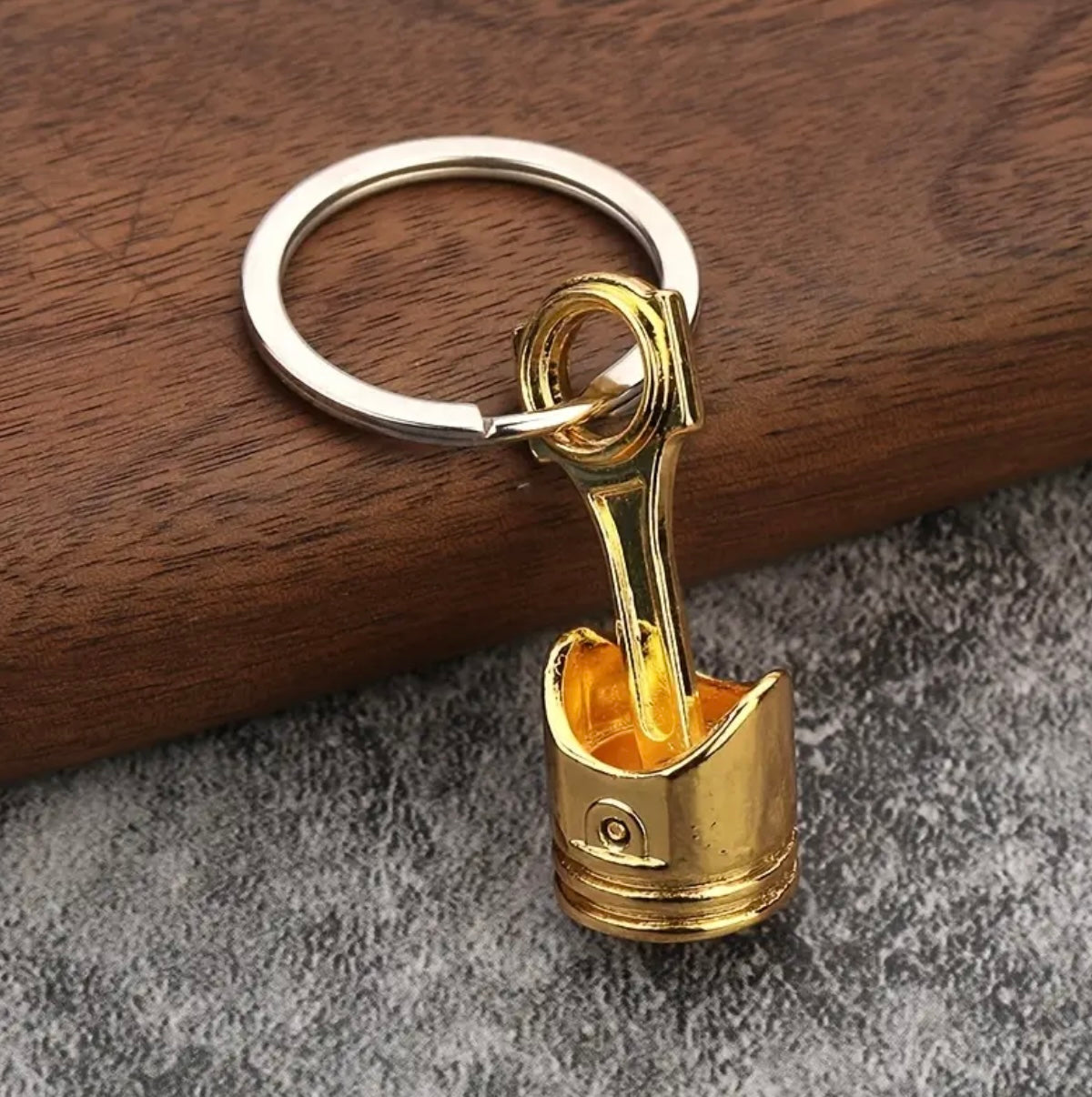 Piston keychain