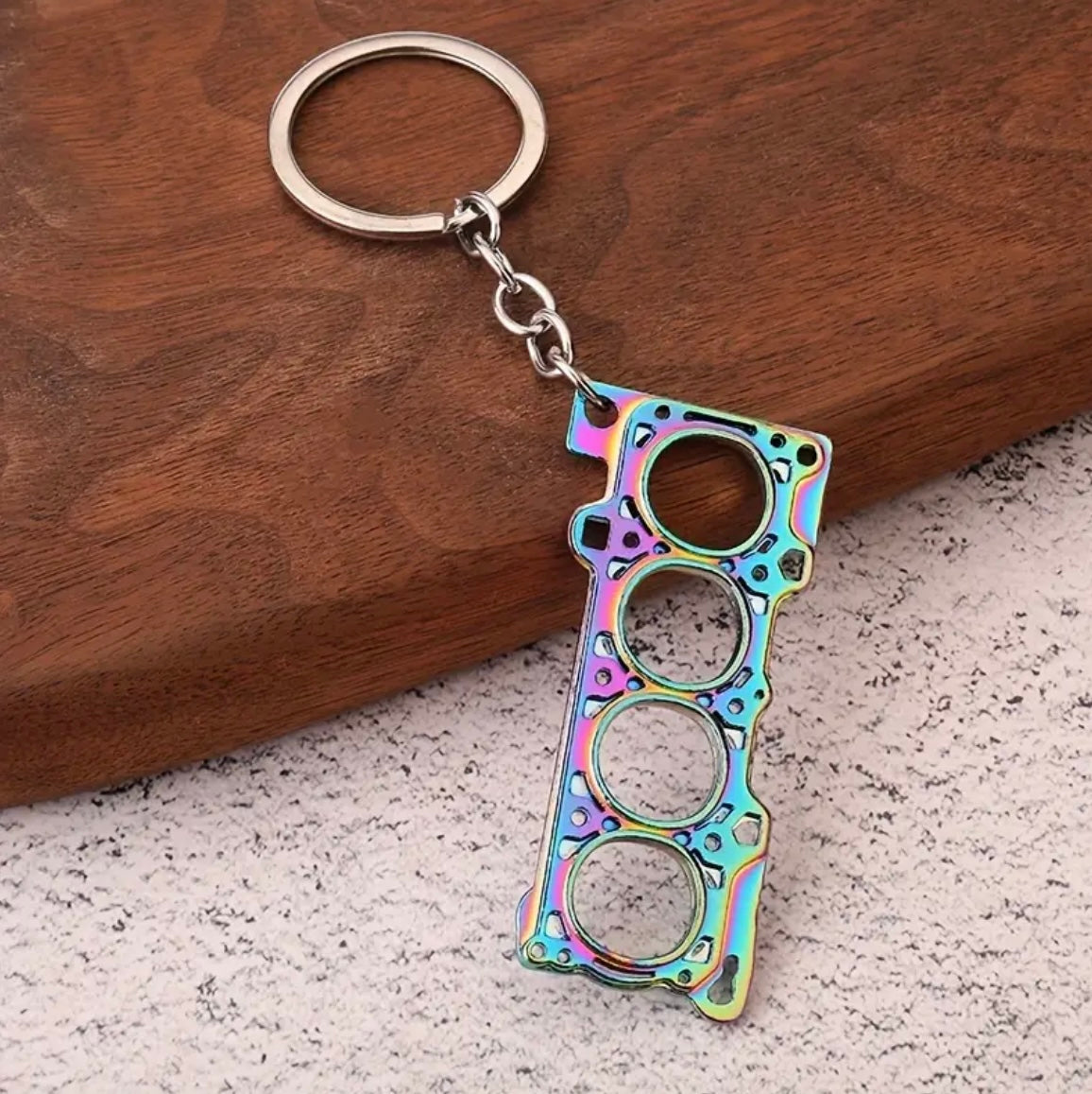 cylinder head gasket keychain
