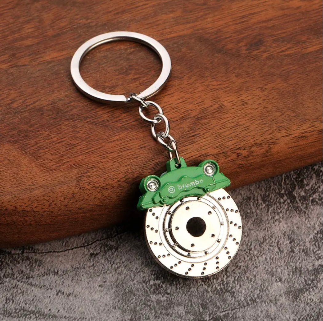 Brake disk keychain