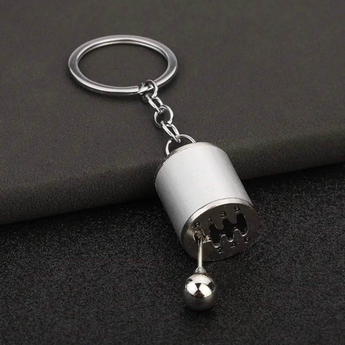 Gearshift keychain