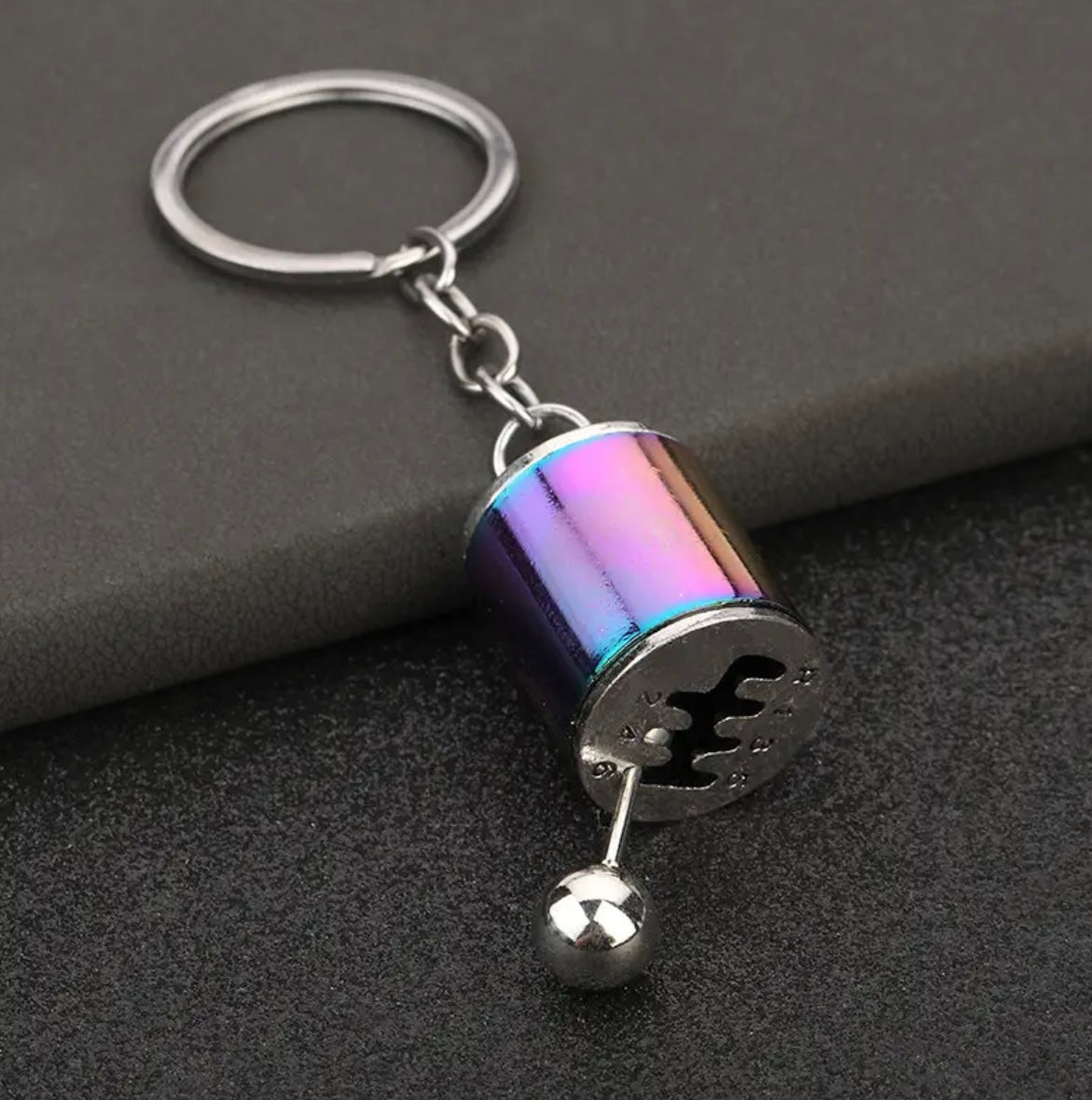 Gearshift keychain