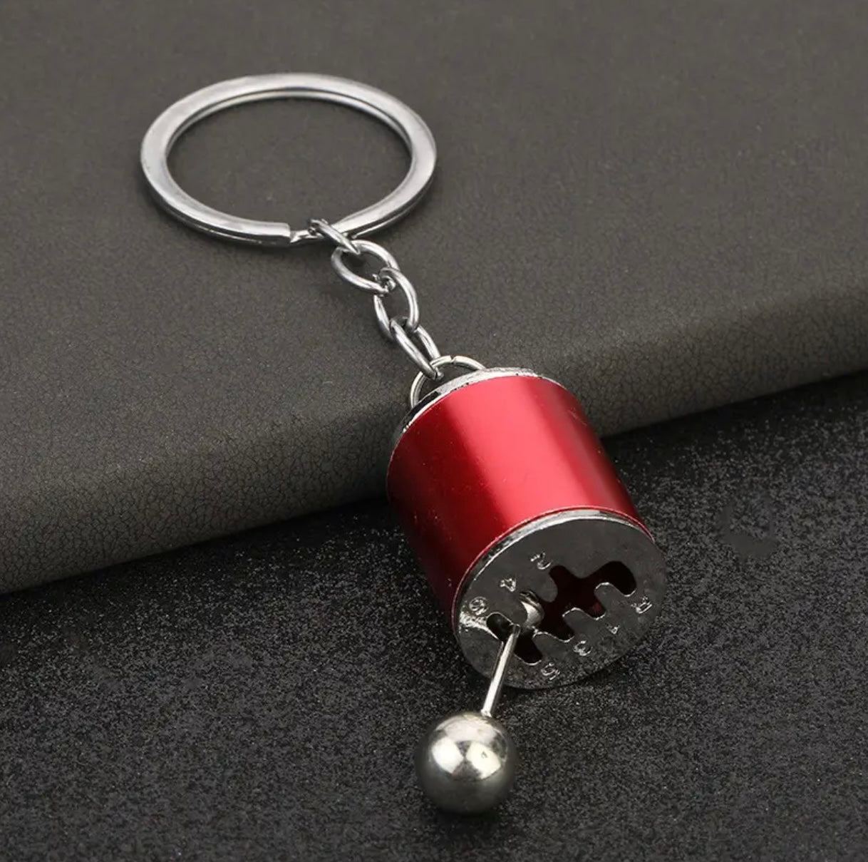 Gearshift keychain