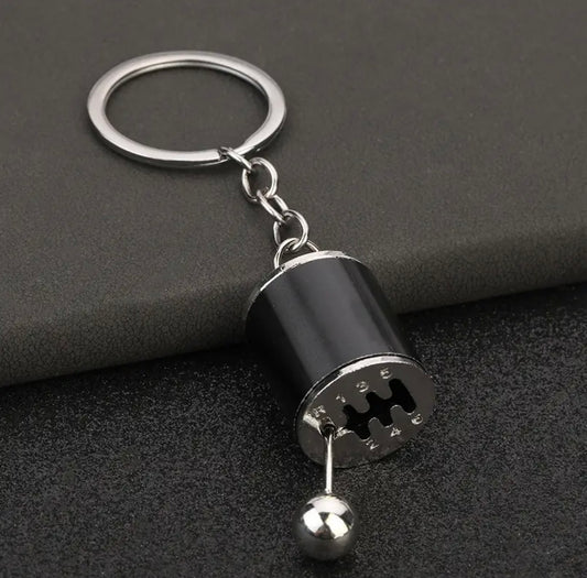 Gearshift keychain