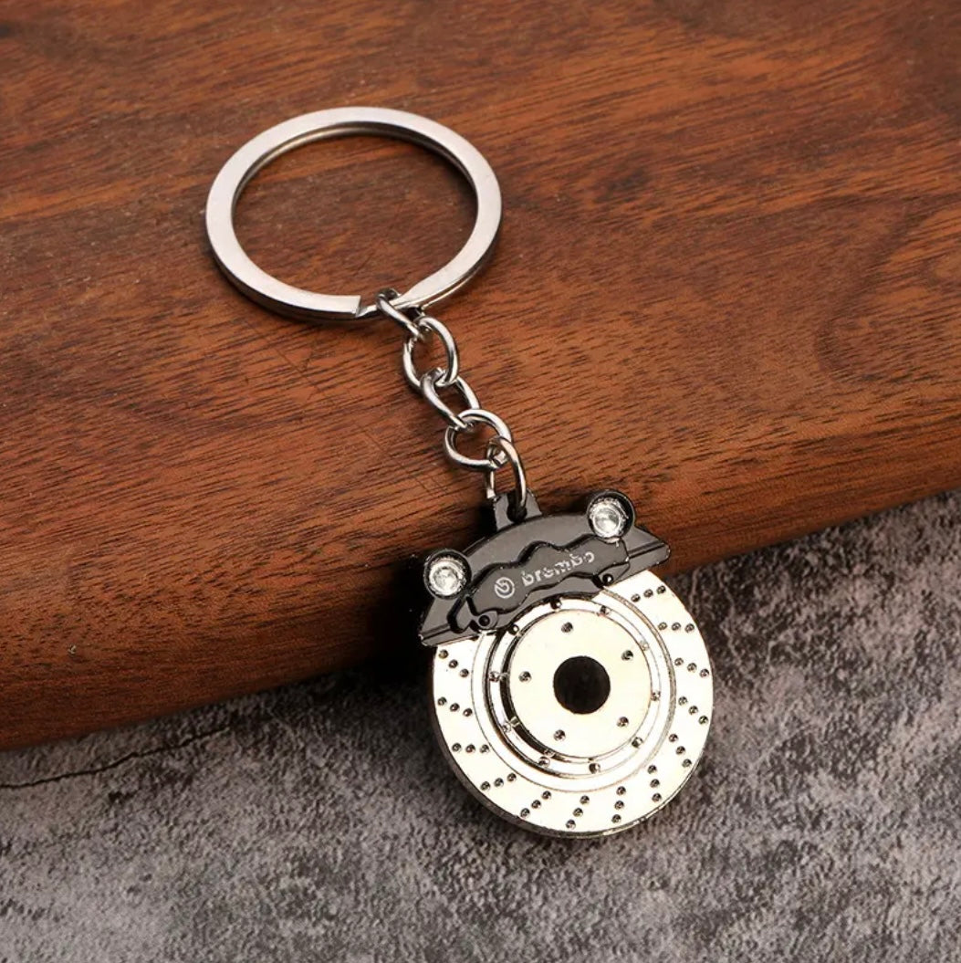 Brake disk keychain